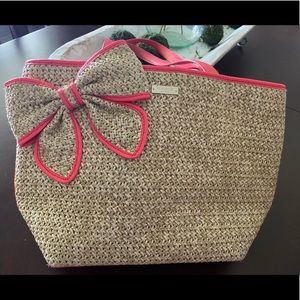 Kate Spade Belle Place Straw Tote